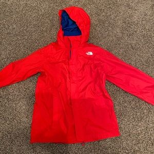 Boys North Face rain jacket